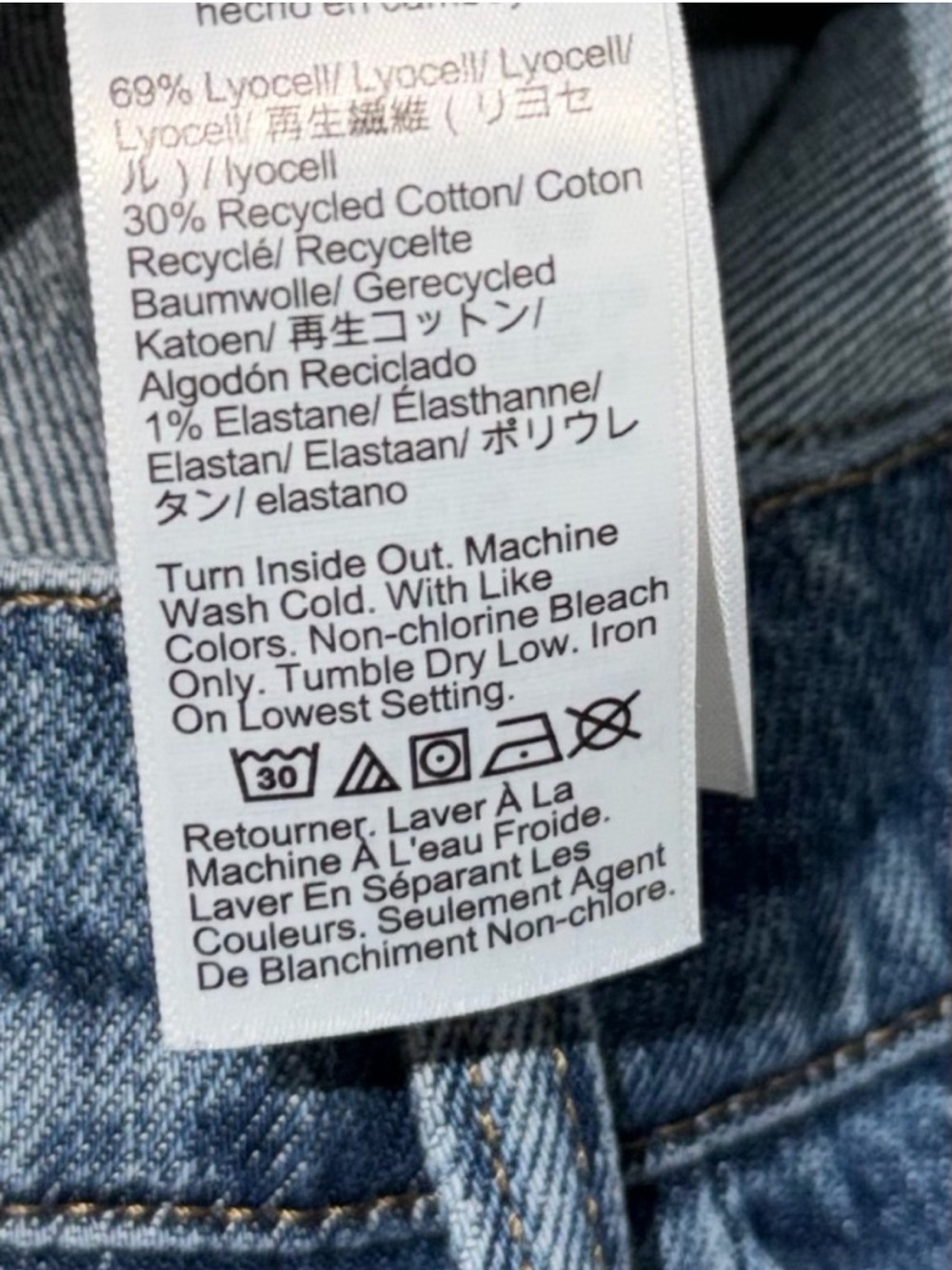 J. CREW • 96 FLARE High-Rise Patch Pockets Wide-Leg Jeans in Blue - Picture 8 of 9